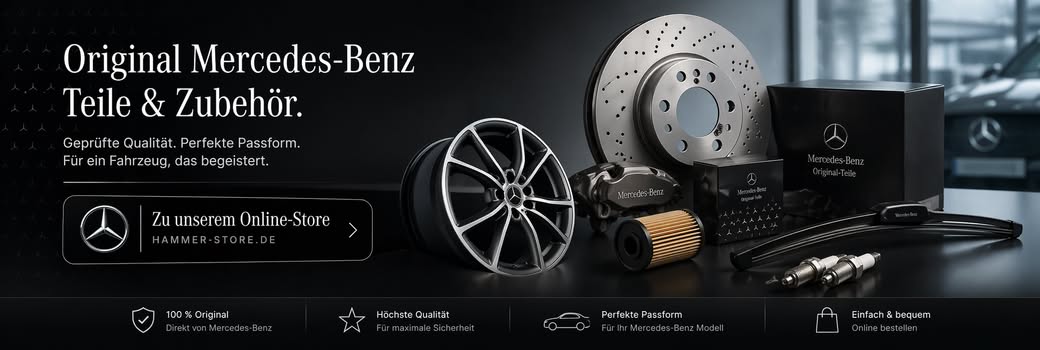 Original Mercedes-Benz Teile und Zubeh�r � jetzt online im Hammer Store kaufen