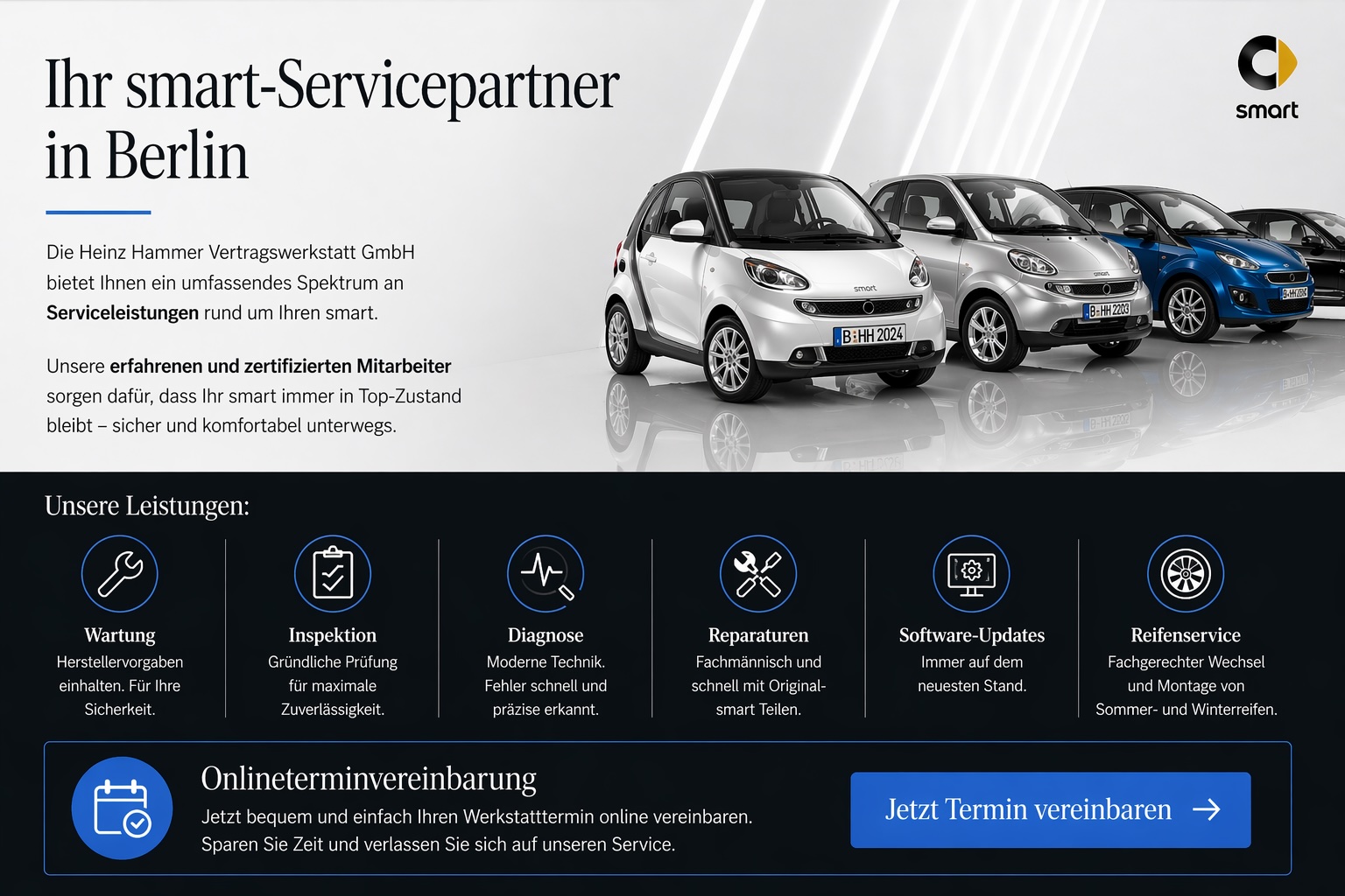 Buchen Sie jetzt einen Onlinetermin